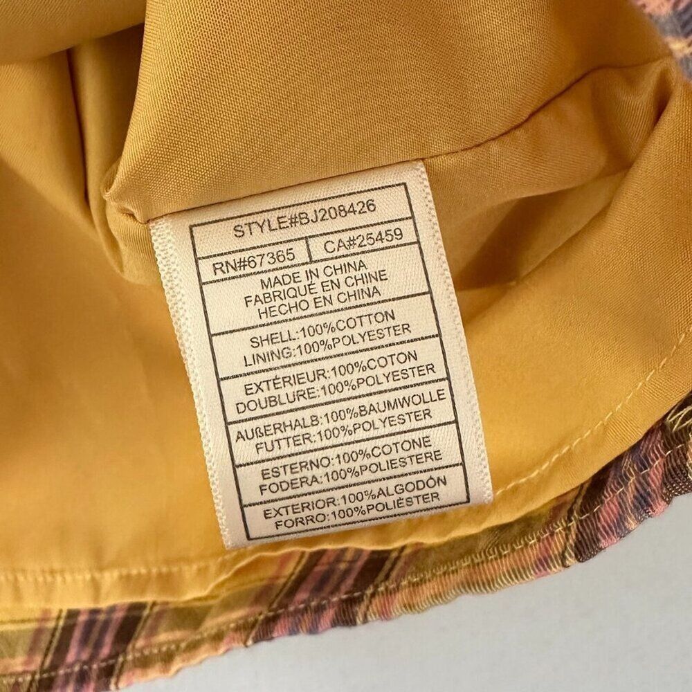 Revolve BB Dakota Slip Dress 10 Yellow Plaid Total Betty Y2K 90s Grunge Clueless - Picture 10 of 11
